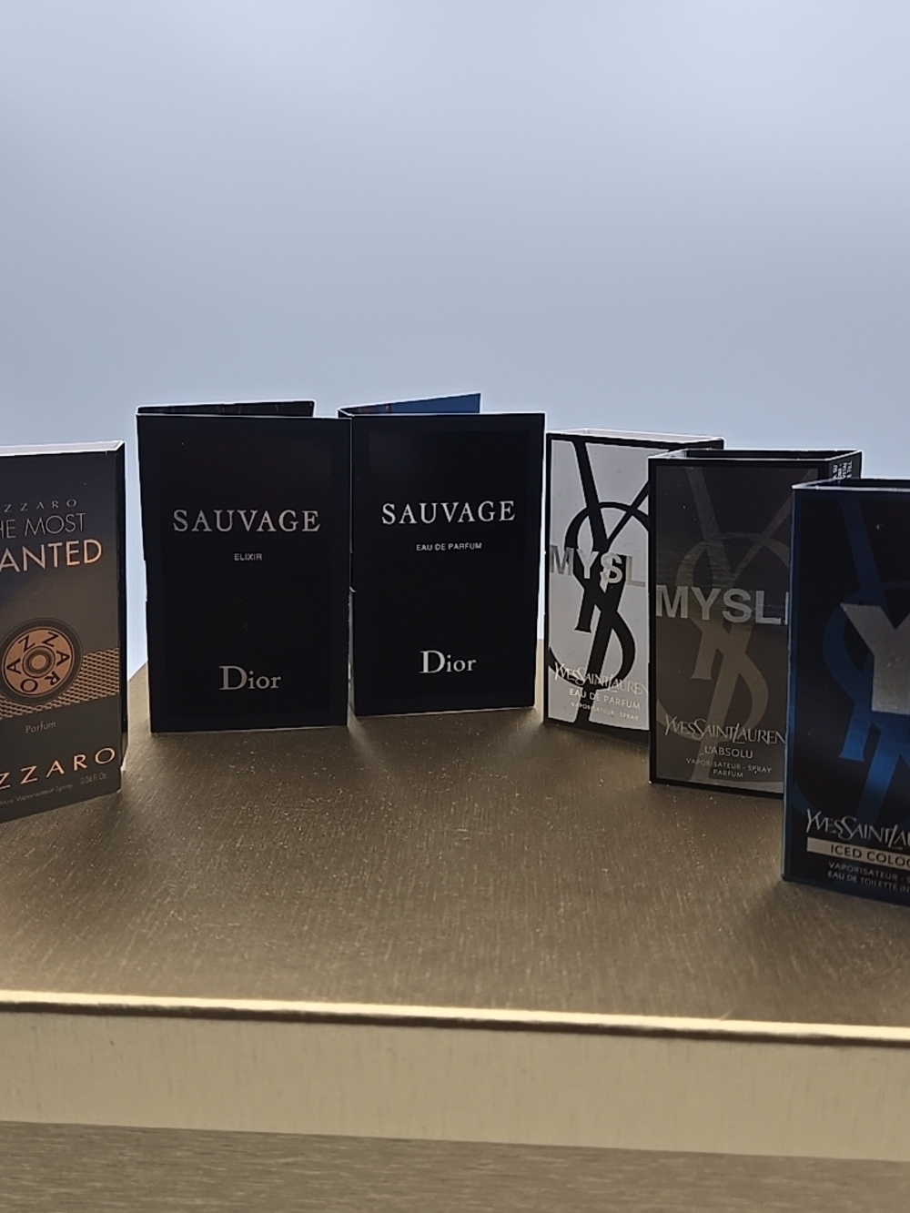 Men's Fragrance Assortment Samples 6 Scent Variants, New in Original Packaging